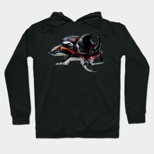 Dark Rhino Beetle Hoodie